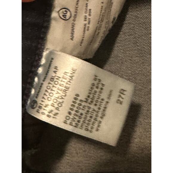 AG Adriano Goldschmied Women's 27R Black Farrah High Rise Skinny Ankle Jeans - Picture 13 of 16